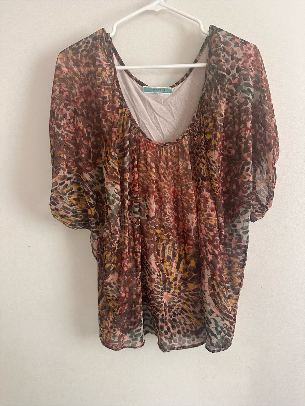 Pleione Multi-Color- Blouse - Brown, Rust, Mustard, Olive